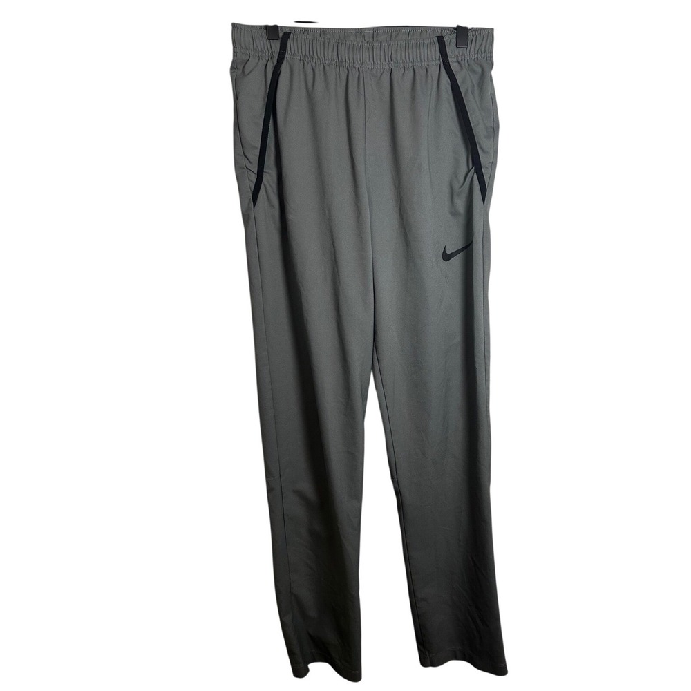 Nike Dri-FIT Mens Small Tall Grey Woven Training Track Pants CU4957-084